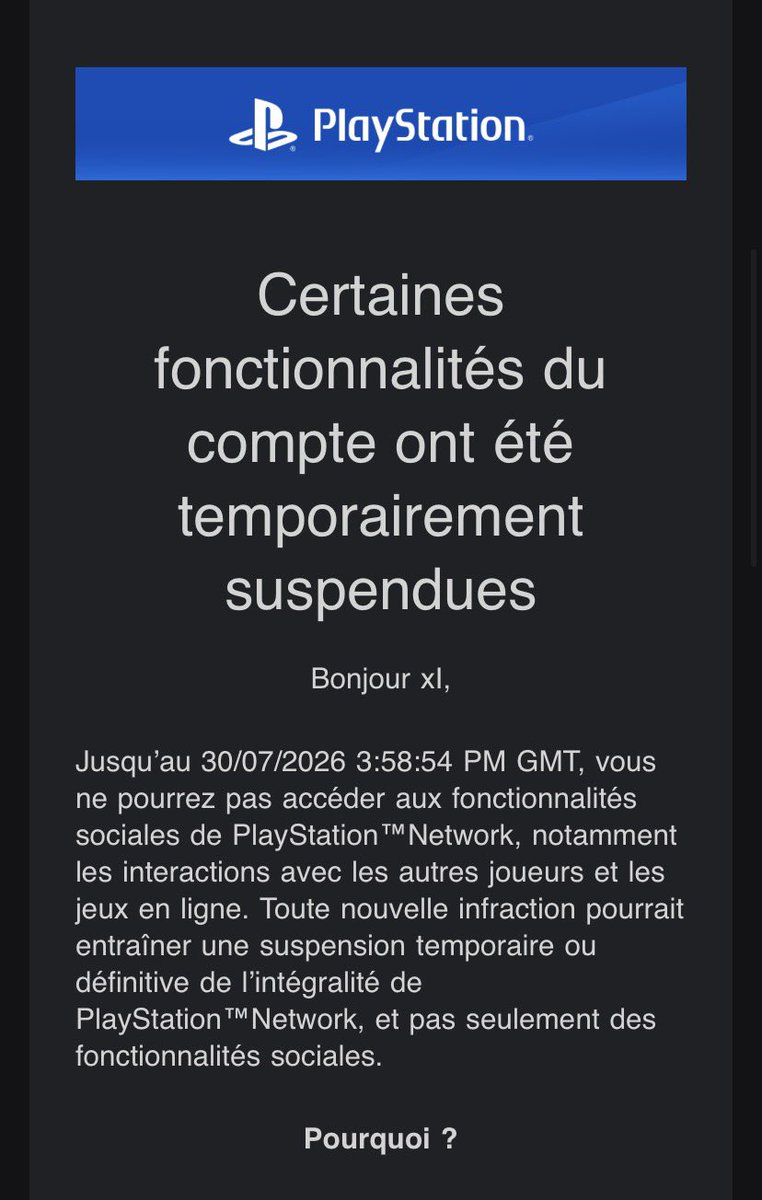 yxquuu's tweet photo. allez vous faire foutre playstation bande de merde https://t.co/GxP0AapLHD