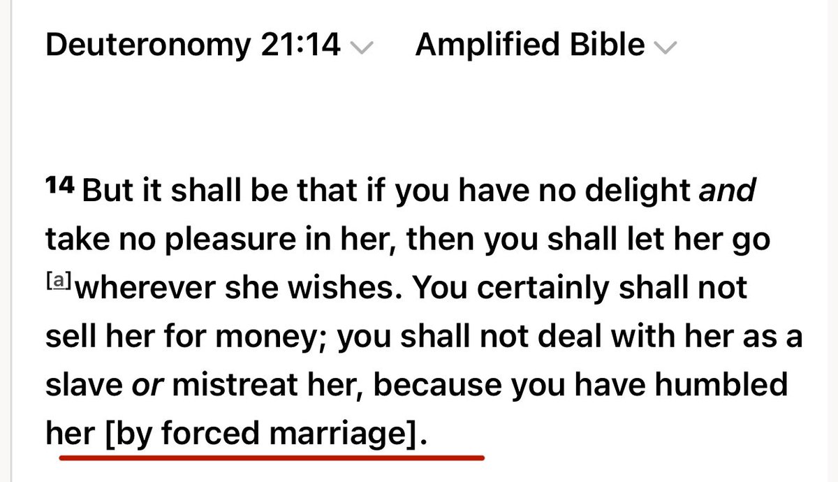 AnDieMusik_01's tweet photo. @ZwyklySqr @HasbaraDestoyer @KyriosPhilos @MakiTheSalafi Numbers 31:18 indicates rape, little boys were slaughtered but the little girls were taken by the warrior by your prophet’s command, an all this is linked to Deu 21 where it explicitly states a man could force a female captive to have intercourse with him, and scholars approve. https://t.co/s5HlL069CS