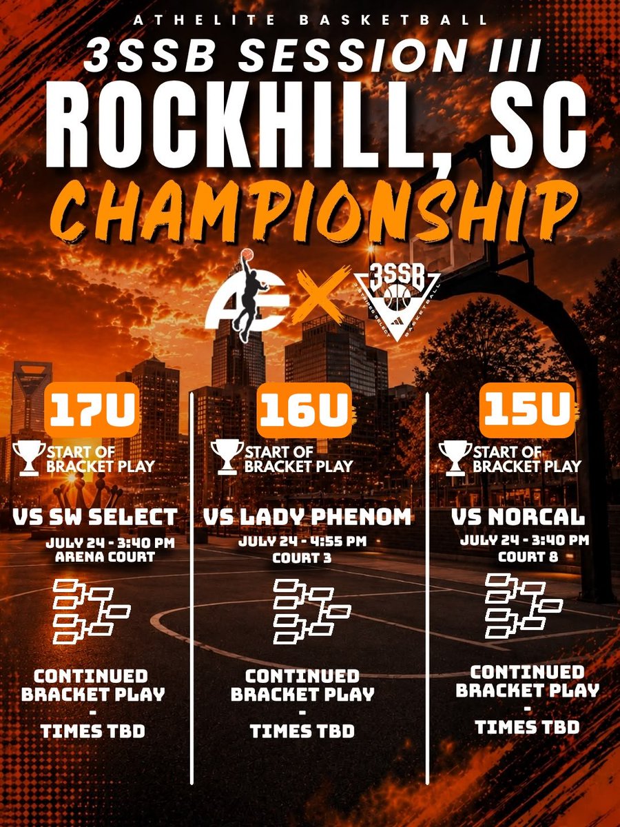 athelitebball's tweet photo. AE 3SSB Girls teams in Rock Hill, SC this weekend. #AEGirls #BCsBest 
@3SSBGCircuit https://t.co/Ll2bHHqyB0