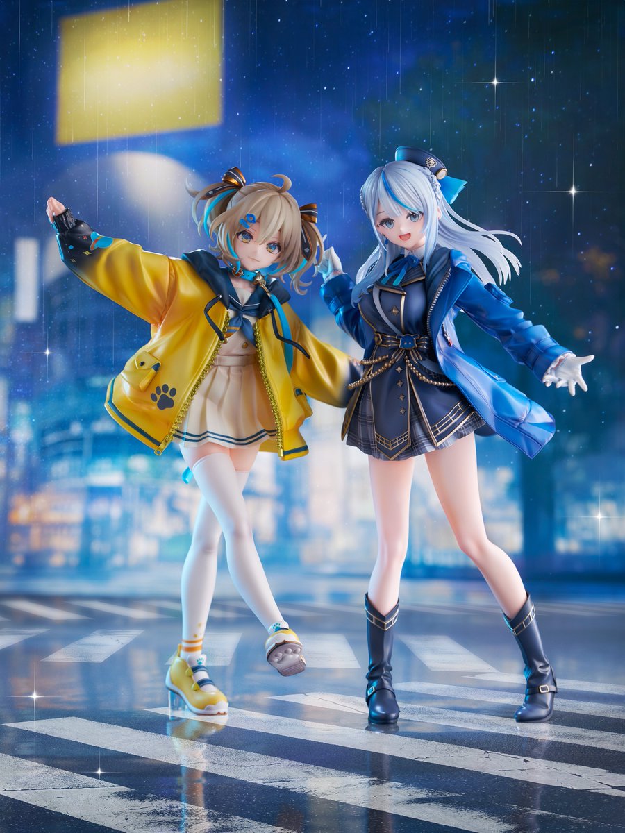 Wonderful_Works's tweet photo. 🌟🚀新規商品受注開始☔🐬

『Weather Planet』
「天晴ひなた」「雨海ルカ」

大人気Vtuberユニット『Weather Planet』から
「天晴ひなた」「雨海ルカ」が立体化！
オリジナル楽曲『サヨナラ予報』のキービジュアルを
モチーフに製作いたしました✨

商品ページ⏬
https://t.co/ekhMaL558z
#ウェザプラ https://t.co/50uAR8YYmF