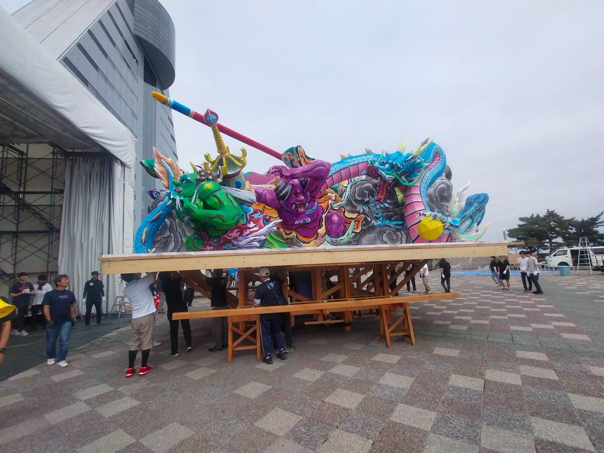 LTJR16's tweet photo. プロクレアねぶた実行プロジェクト
北方天毘沙門（制作：野村　昂史）

https://t.co/uoe1G2oNfm
#青森ねぶた祭　まであと9日 https://t.co/RtZbdbycy2