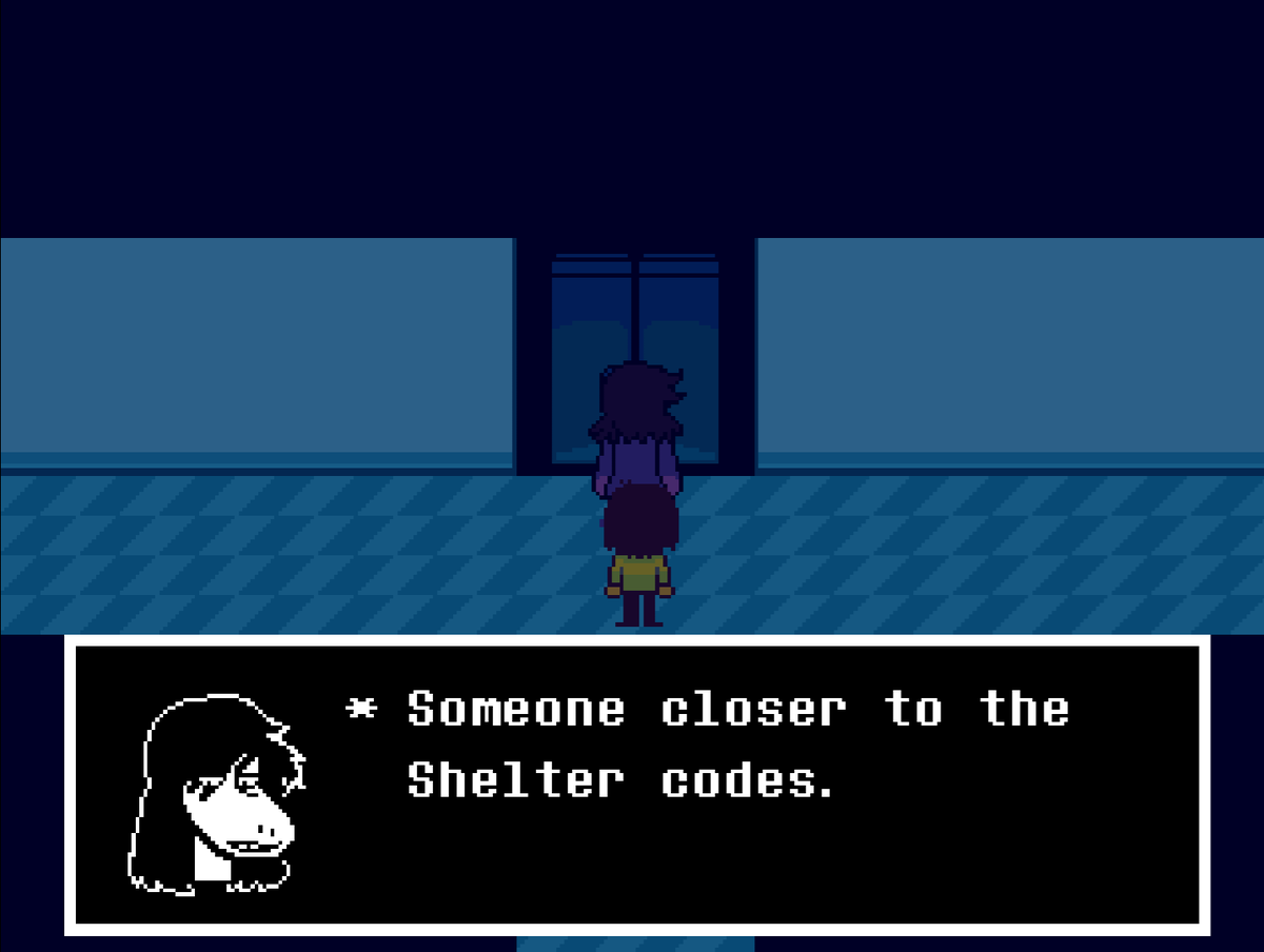 Rayaan_Pog's tweet photo. Susie is ultimately right in bringing Noelle into this considering she's the only person who can get the guitar code and like the adults cant even help them considering Asgore got easily kidnapped and he's probably the strongest one https://t.co/yqKcA2x3dZ