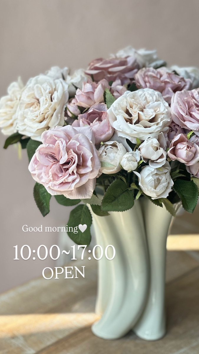 asca1971's tweet photo. おはようございます🌼

本日のアン・デコールは
10:00〜17:00で営業します。

皆様のご来店をお待ちしております🤍 https://t.co/L8xkFjnLMB