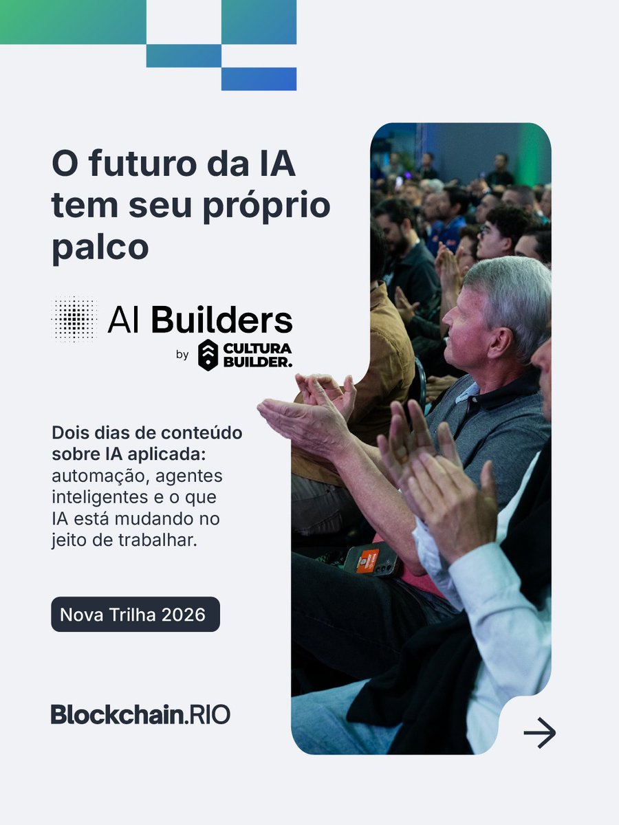 blockchain_rio's tweet photo. O futuro da IA tem seu próprio palco no https://t.co/2mcxGriri1 2026. https://t.co/XvJFkRmMrj