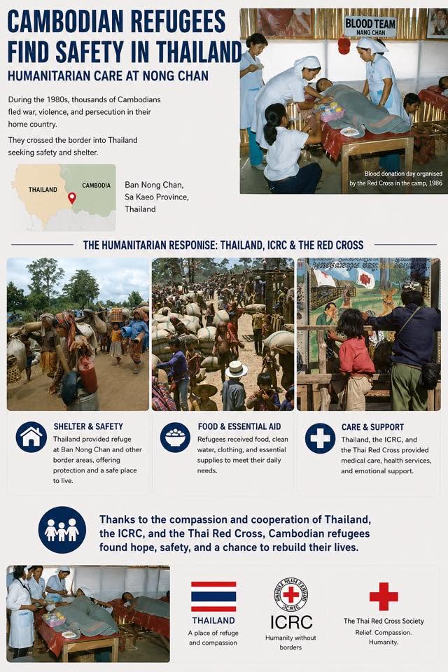 404NOTF65767728's tweet photo. During the 1980s, the Khmer Rouge, Thailand gave shelter, food, and medicine at Ban Nong Chan. Despite all our help, we received no gratitude. Thailand has done enough—it is no longer our duty or burden to carry. #BanNongChan #ThailandFirst #CambodianRefugees https://t.co/WvHBJT5nBJ