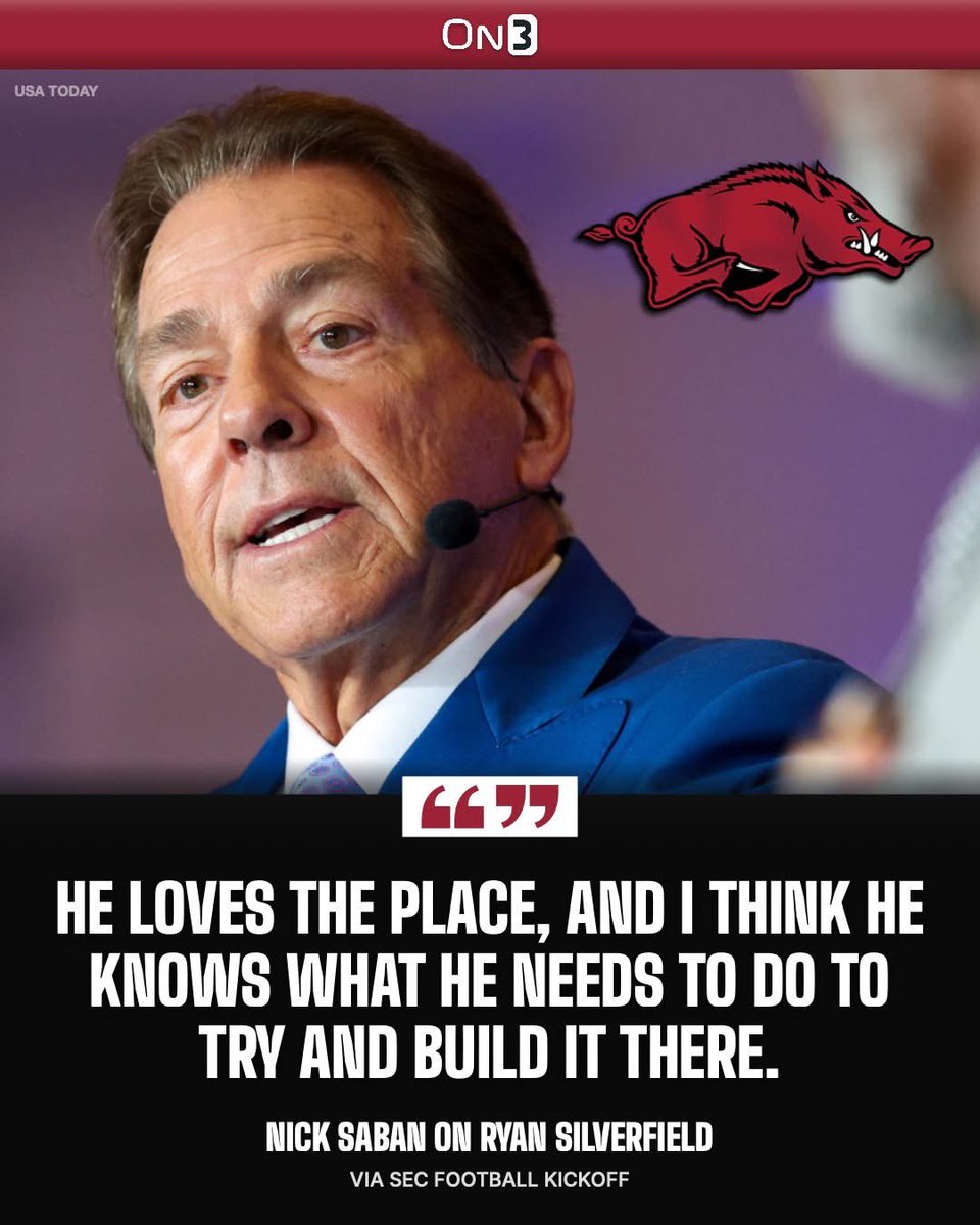 Switzer1k's tweet photo. I hope yall call Nick Saban all the things yall called me when I said it lol. #WooDamnPIG #SilverfieldDatMan https://t.co/Hu5VjgTPUX