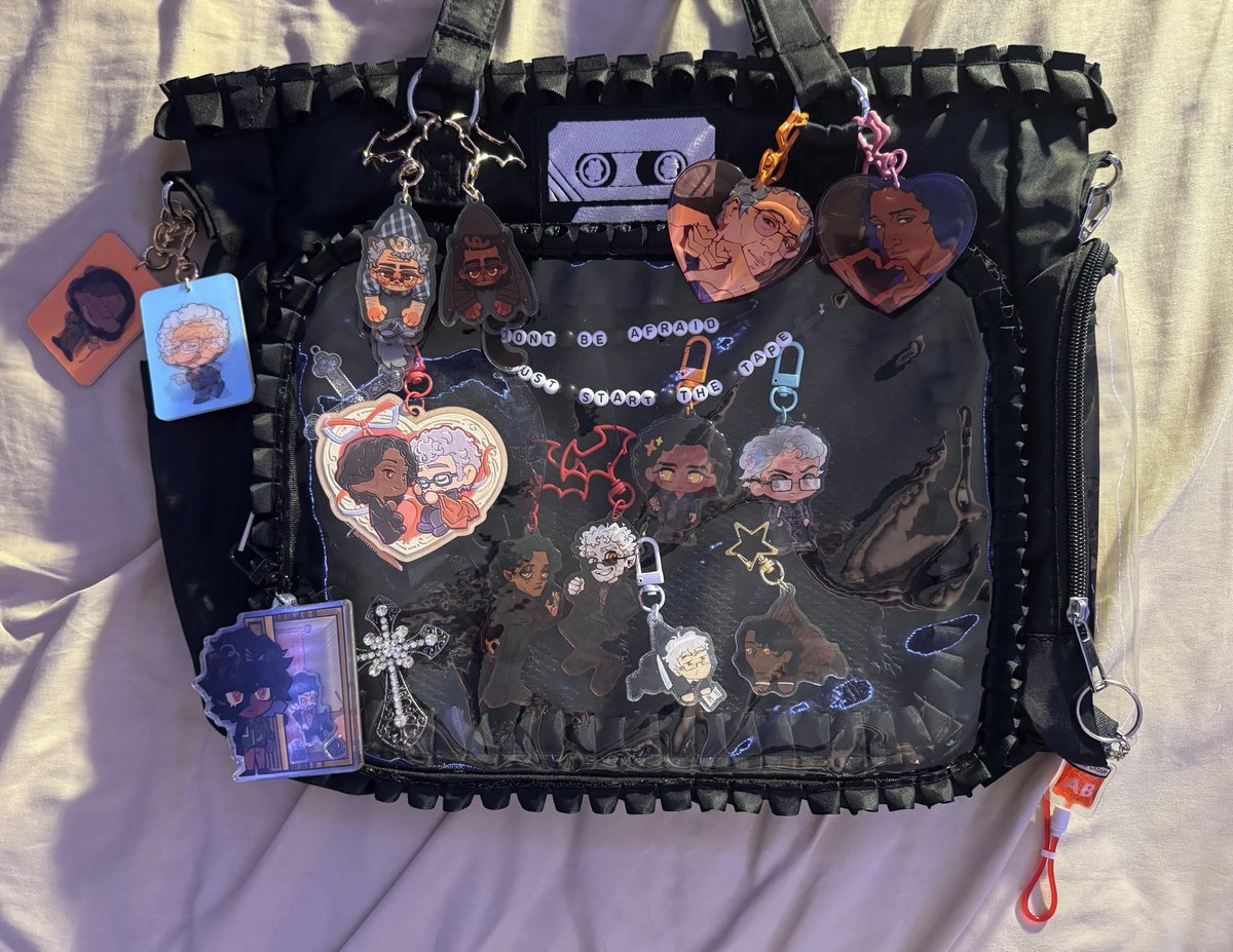 bIoodiedfangs's tweet photo. update on the dm bag .. still far from being done but i think it’s coming out cool https://t.co/779vFOEw4t