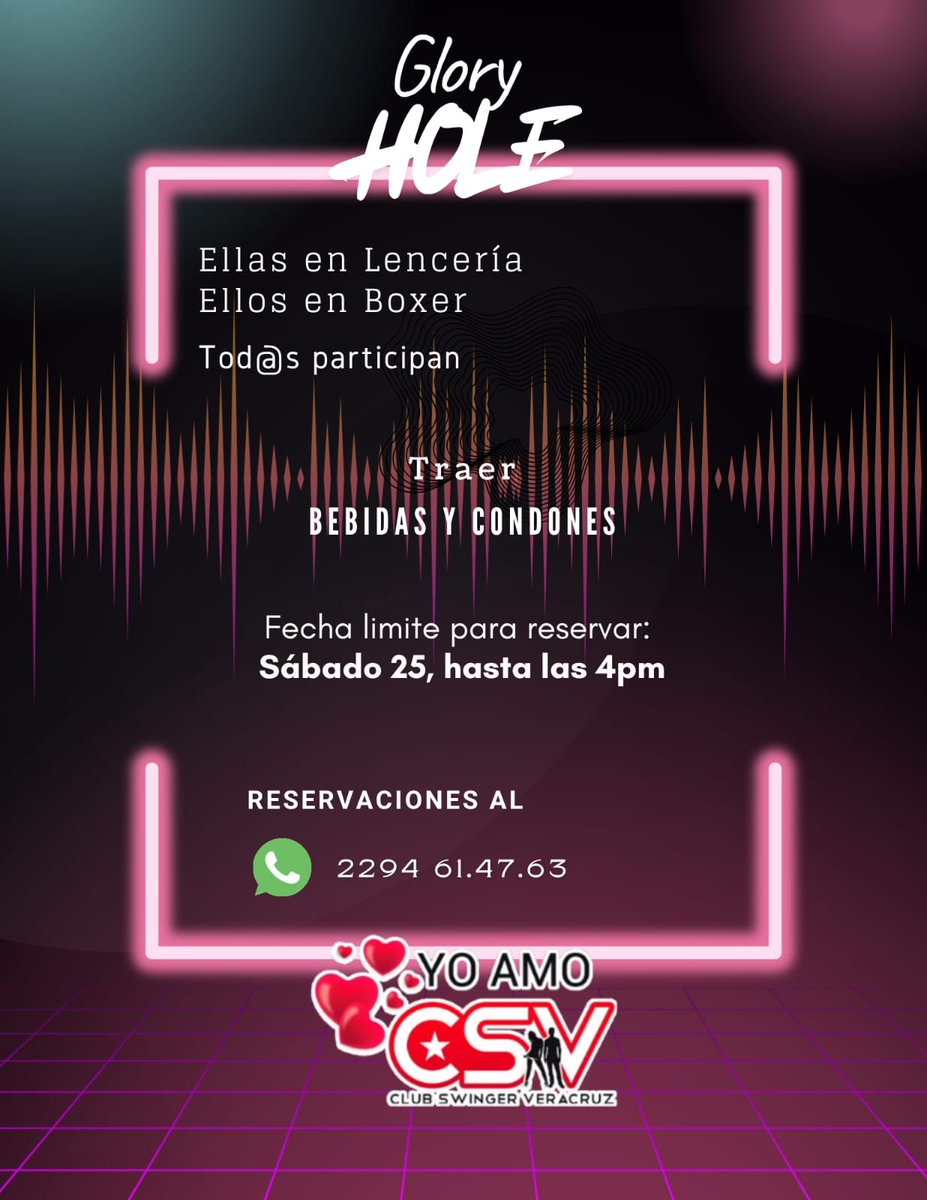 JesusAn95448933's tweet photo. #Evento del #CSV

#FiestaSW libre

Ven a conocer a #Karina #Luna y #EsposaSW 

Sábado 25
8pm 
Veracruz Puerto 

El #GloryHole esta disponible

Hay cupo limitado

Información en las imágenes (leerlo bien) 

Reservaciones al whats https://t.co/7R9U11WLi1 https://t.co/S7MFQh0dKI