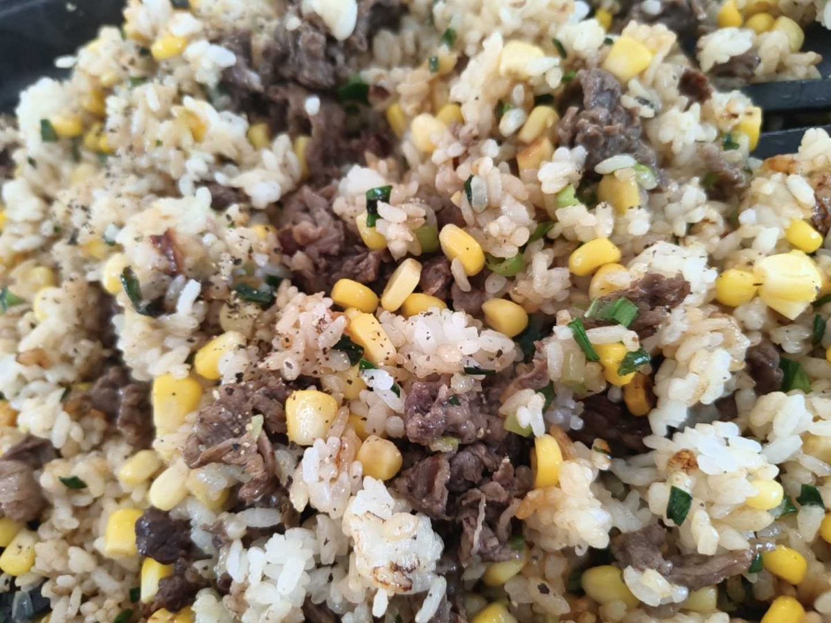 1oo4HP's tweet photo. そういえばお姉さんにペッパーランチとやらを体験させてもらった！めっちゃ美味しかった！！ https://t.co/trPTiypnxe