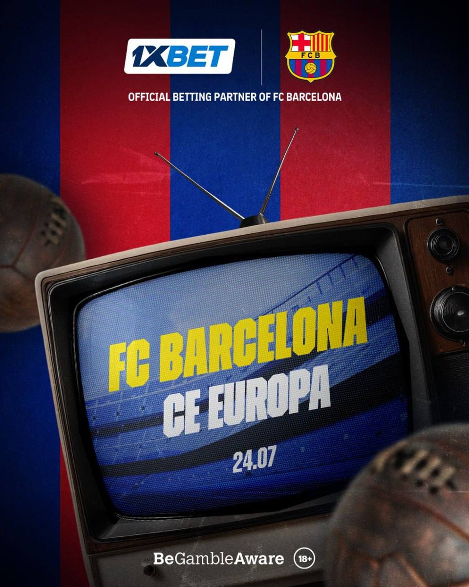Timacfc's tweet photo. FC Barcelona takes on CE Europa on July 24th. 
Time to see how the squad is shaping up.

Get upto 300% first deposit bonus when you Sign up using code Tiamcfc on 1XBet. https://t.co/8117r1agUa