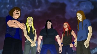 s0_sm0l's tweet photo. Doodily ding dong Ladyklok! 

We had SO MUCH FUN in these cosplays and got so many amazing pics, I love u guys!!🥹 And happy 20th to Dethklok, here’s to 20 more!!!🎉 #metalocalypse #mtl https://t.co/QCYcAtAtBL