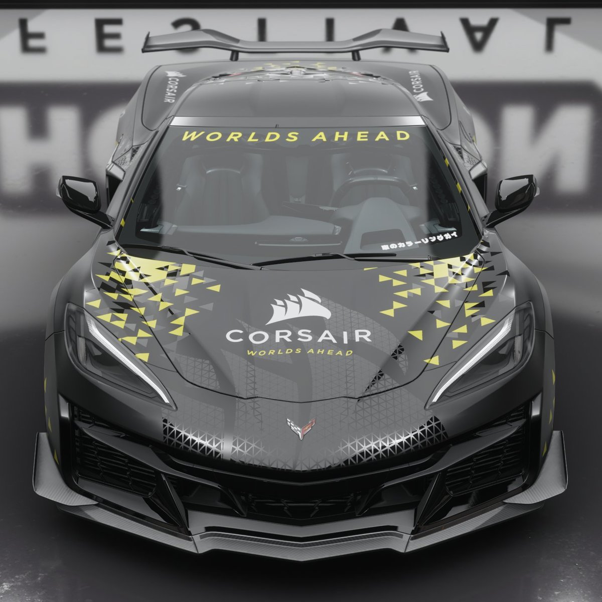 ForzaLiveryGuy's tweet photo. Fresh Livery Drop!

Custom @CORSAIR 2023 @chevrolet Corvette Z06 now available in @ForzaHorizon 6.

Share Code: 836 824 851

Stealth and Ice variants coming soon... https://t.co/89XoMO450H