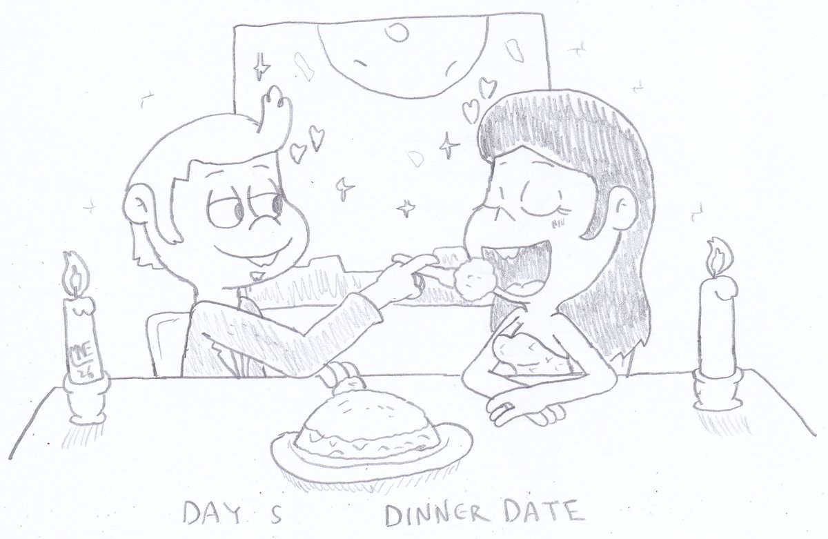 MrNintMan's tweet photo. Day 5 of Brodydoesarts &amp; Alectorres2000 's #RonnieColnWeek 

Dinner Date 

#RonnieColnWeek2026 #LincolnLoud #RonnieAnneSantiago #nickelodeon #TheLoudHouse https://t.co/8LoxEmRvAc