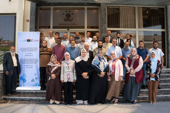 WHOLIBYA's tweet photo. The three-day national training workshop for Municipality Vaccine Supervisors concluded today in #Benghazi 🇱🇾, completing a series of four national workshops held throughout July in #Tripoli, #Misrata and Benghazi. https://t.co/2101Fj3izj