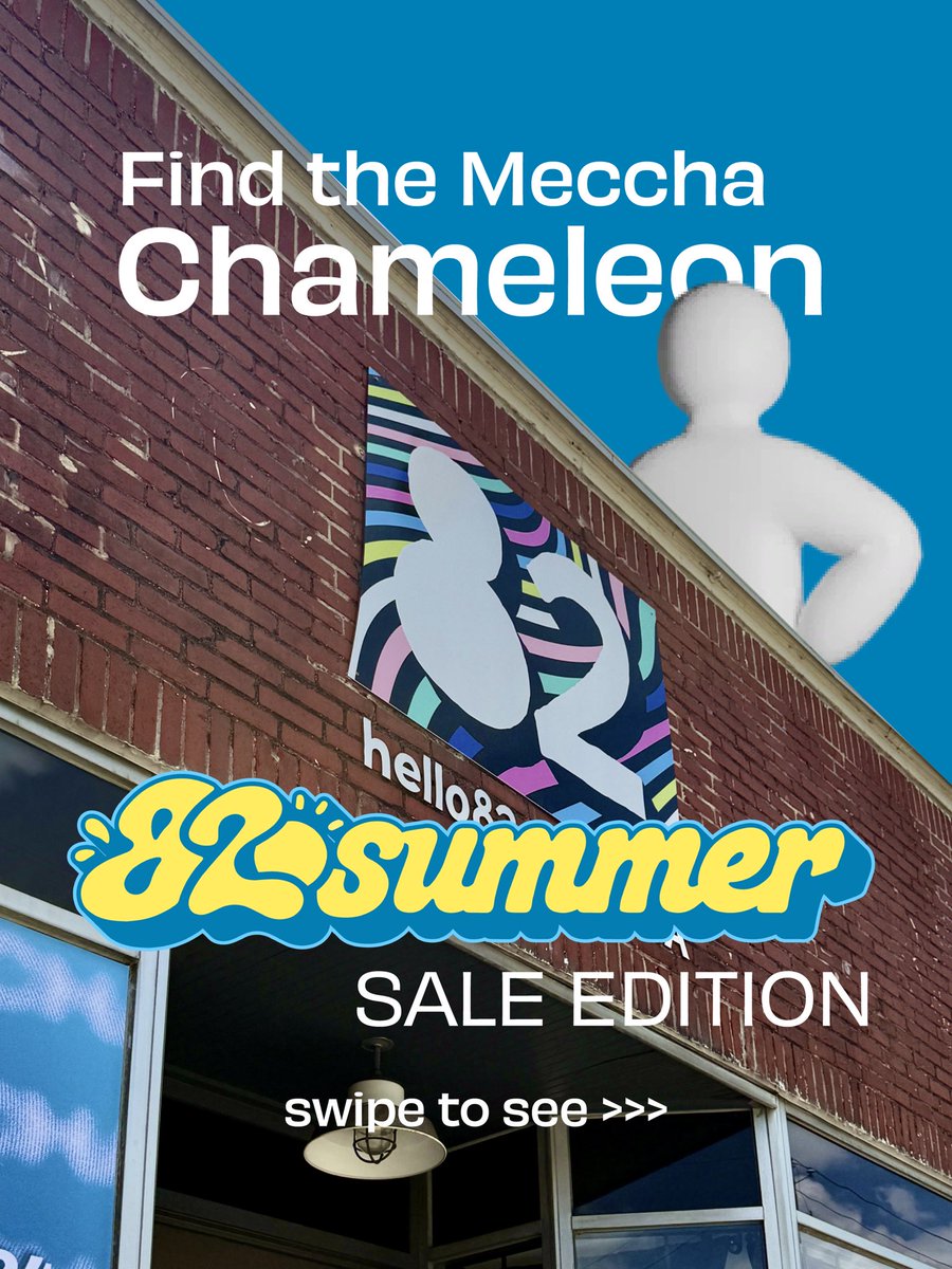 hello82ATLANTA's tweet photo. Did you spot them all? 👀
These figures may be hard to find, but the 82summer SALE isn’t! With a keen eye you’ll find all your favorites at hello82 ATLANTA!

☀️ 7/19 - 7/30
Monday - Thursday | 12PM - 7PM
Friday - Sunday | 11AM - 7PM
📍 @hello82ATLANTA

#82summer #hello82 #hello82ATLANTA #82playground
