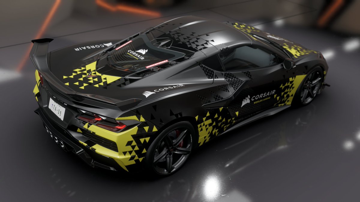ForzaLiveryGuy's tweet photo. Fresh Livery Drop!

Custom @CORSAIR 2023 @chevrolet Corvette Z06 now available in @ForzaHorizon 6.

Share Code: 836 824 851

Stealth and Ice variants coming soon... https://t.co/89XoMO450H
