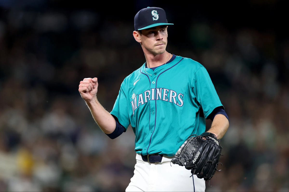 SleeperMariners's tweet photo. The Mariners are open to trading Emerson Hancock, per @Ken_Rosenthal 

“In their search for a right-handed hitter, the Mariners are telling teams they also are open to moving righty Emerson Hancock, according to people briefed on their discussions.” https://t.co/5bL5TdNVAc