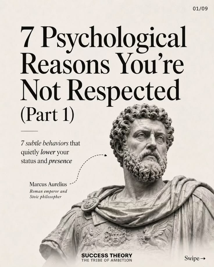 SuccessBluePrtX's tweet photo. 7 Psychological Reasons You're Not Respected
(Part 1)

- Thread -📌 https://t.co/60sl397ui7