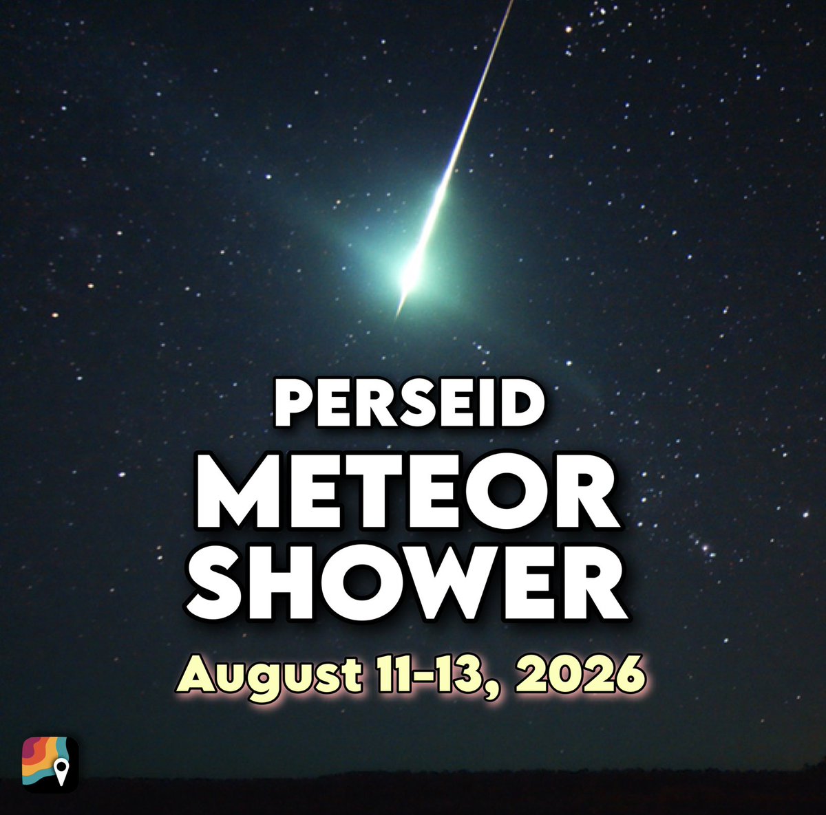 MyRadarWX's tweet photo. BEST METEOR SHOWER since 2018! Tuesday, August 11-Thursday, August 13!

Up to 75+ meteors will be visible each hour under clear, dark skies! You won't need telescopes, binoculars or any special viewing equipment. 

There will be NO MOON the night of August 12-13 due to a "new moon" phase. That means NOTHING to outshine the fainter meteors. You'll get to see the mall! 

Weather permitting, everybody should be able to enjoy the show. The display favors folks in the Northern Hemisphere – meaning North America, Europe, Asia and northern Africa will have the best viewing.

There's also no specific part of the sky you should look at. As soon as the skies get fully dark and the stars emerge, you'll have a good shot of seeing a handful of shooting stars! 

Meteors are the same things as shooting stars. They're just small space rocks that burn up in the atmosphere. How small? Only about the size of a grain of puffed rice. But they're moving at 37 miles per second! That means they encounter extreme friction as soon as they enter Earth's outer atmosphere. 

That energy is transformed into heat, and the meteors burn up. Perseids burn shades of red/pink, orange, yellow, turquoise and a delicate violet. And you may even see a shimmering trail linger for a few seconds too!

Why do we get the Perseids? It's because Earth is encountering a pocket of space pebbles in its annual orbit. We plow through that clump of space debris at the same point in our orbit every year (mid-August). Imagine you had a swarm of bugs that was always in the same spot in your neighborhood. Every time you drove down the street, you'd get a bunch of smears on your windshield. Same thing here! Except instead of smears, we get streaks of light. 

Where do these space pebbles come from? They were left behind by the passage of Comet Swift-Tuttle, which last zipped by the sun in 1992. (It will return in 2125.) The comet is about 16 miles wide. 

The best part? FIREBALLS! The Perseids are the most prolific meteor shower for extremely bright meteors called "fireballs." A fireball is brighter than Venus. Fireballs are caused by larger pieces of debris about the size of golf balls. They might penetrate a little deeper into the atmosphere and burn a bit brighter. 

Tag your friends if you're planning to watch the show! And send us your photos after if you get any good ones!