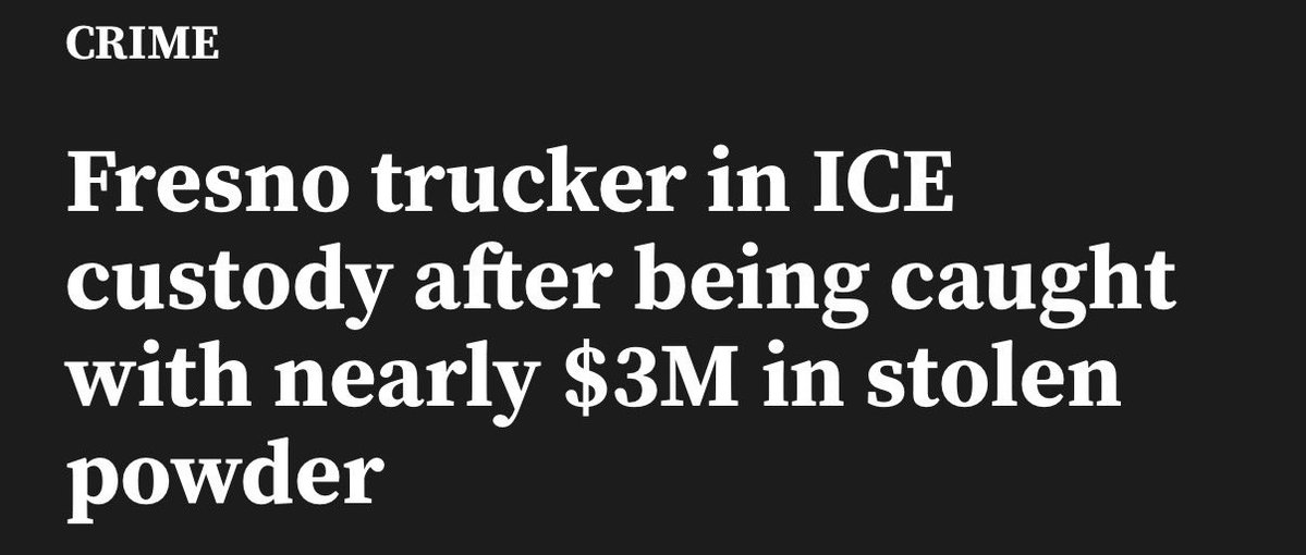 DHSgov's tweet photo. The love affair between criminal illegal aliens and the media continues.

@KSEE24, Deepak Kumar is NOT a “Fresno trucker” — he’s an illegal alien from India whose criminal history includes multiple arrests for fraud, swindling, identity theft, forgery, and larceny. https://t.co/YL4tcN5Brr