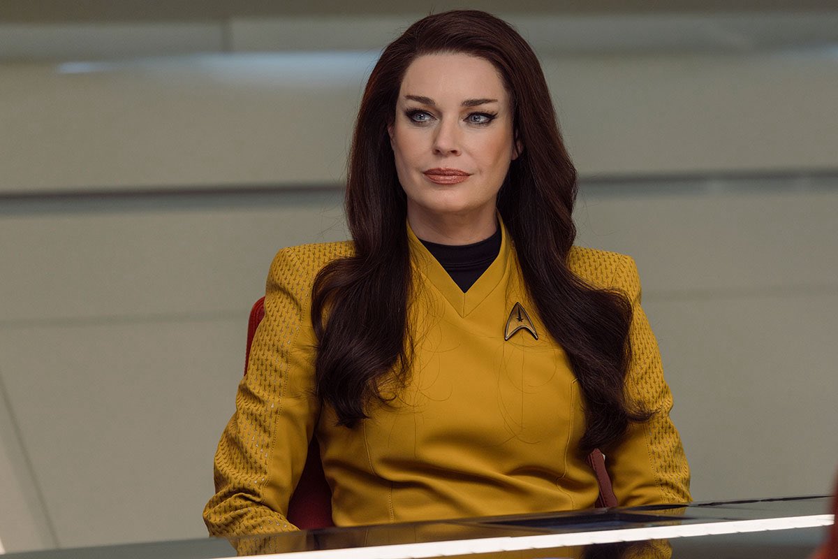 RebeccaRomijn's tweet photo. SEASON 4 IS FINALLY HERE! Una leads the crew of the U.S.S Enterprise on a mission unlike anything they’ve ever encountered. Enjoy! 🖖 #StarTrek #StrangeNewWorlds #ParamountPlus https://t.co/uT0s5zyMC2