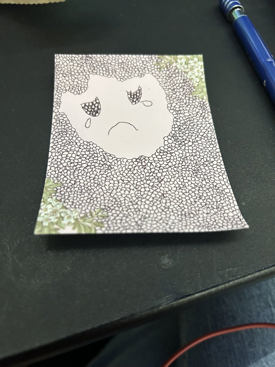 Lisa_a_teske's tweet photo. I know this isn’t very good… and it wasn’t intended to be gangle. I was just doing an audhd stim and pebbling. But I thought you might appreciate it @MarissaLenti heck @JustTheClippy you might appreciate it too! https://t.co/YleeQ9Zcdj