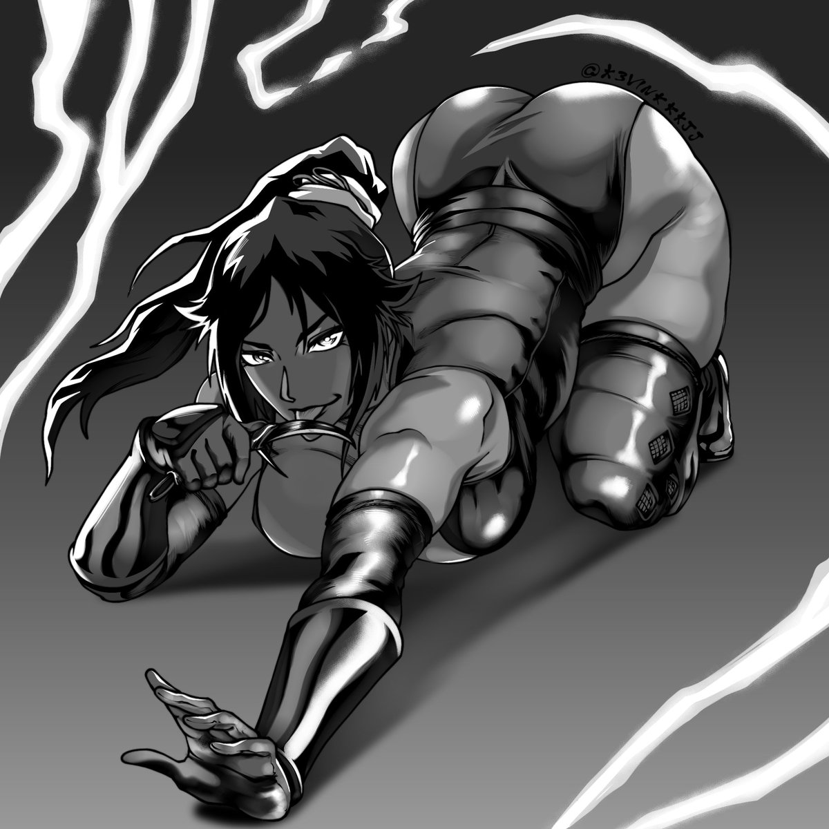 k3vinkkkjj's tweet photo. Yoruichi😼⚡

Comm para @_Adjuchas 

#BLEACH https://t.co/pTNkEULYZt
