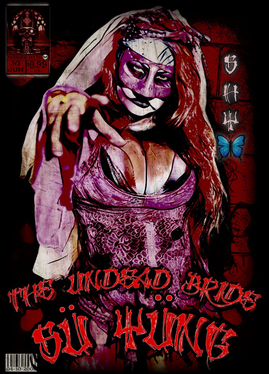NotSoUncreative's tweet photo. @ajakonguraken @kyokoinoue0422 @megumi_kudome @fmw_explosion @CJ_CAD50 @minnieportable @queenoftheringg @solomonster @zmanbrianzane @itsBayleyWWE @TripleH @TatumPaxley @ChrisVanVliet @realsuyung @_ModernMyth_ @ringthebelleds @WWENXTspot 👨🏽‍🎨🎨 My variant comic book cover for "The Undead Bride" @realsuyung 

I've been thinking about doing edits for the other personalities as well 🤔 

📸: @_ModernMyth_ 

#suyung #undeadbride #casketclüb #fanart #Wrestling https://t.co/EOOwjcYzCl