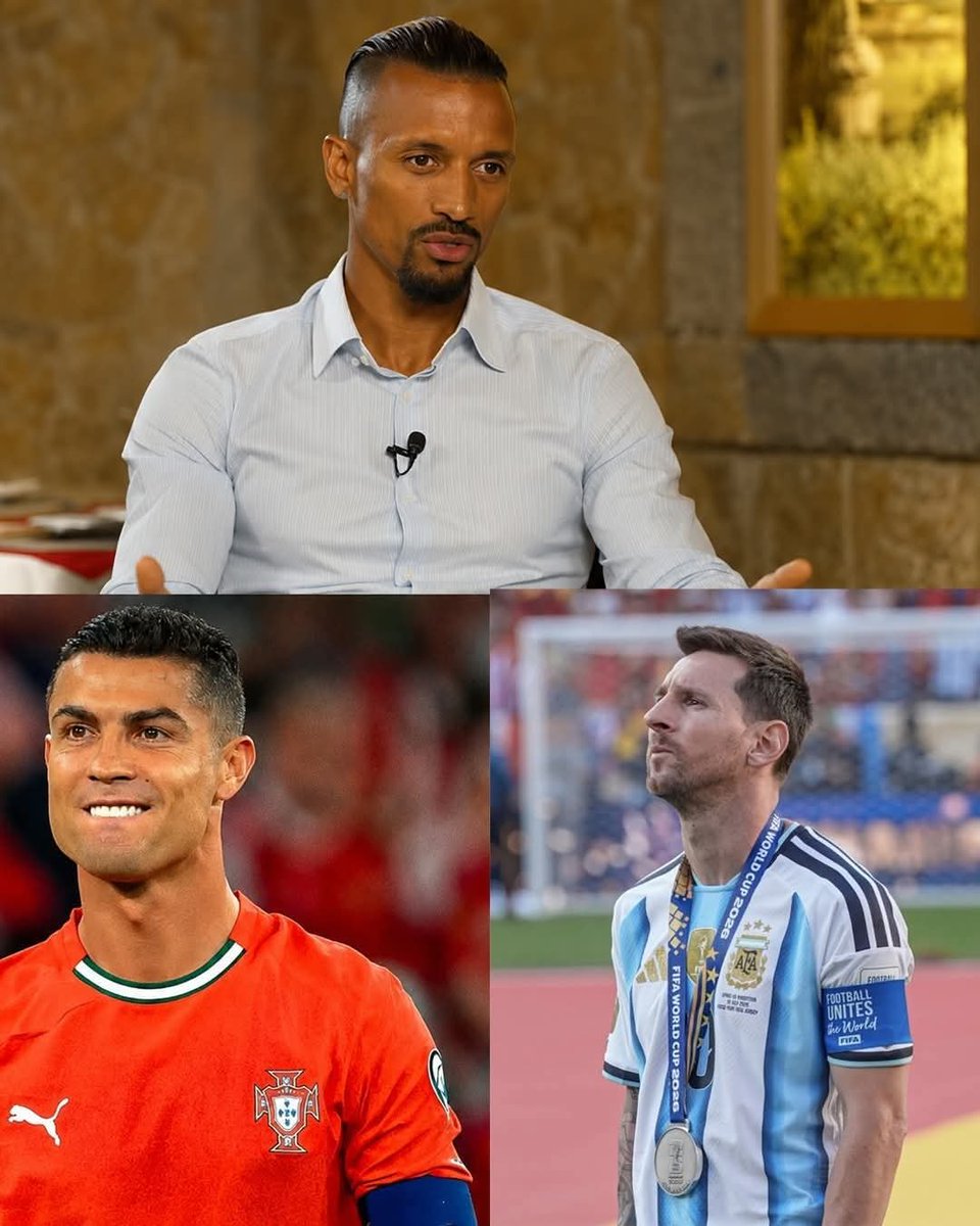 Mundo_MadridCF's tweet photo. 🗣️ Nani:

"Si los 3 Mundiales de Pelé no bastan para que todos lo consideren indiscutiblemente el GOAT por encima de Messi, ¿por qué 1 Mundial sí tendría que cerrar el debate entre Messi y Cristiano?" 🇵🇹🐐

"La grandeza no se mide por un solo título, sino por toda una carrera. Para mí, Cristiano Ronaldo siempre será el GOAT."