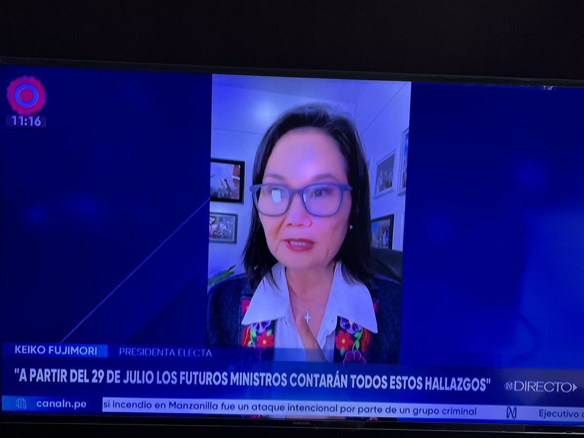 AlcortaLourdes's tweet photo. MUY BIEN Pdta  Keiko Fujimori…. MUY BIEN…Con toda razón, con todo derecho, obligación  y responsabilidad. Para  comenzar informar en q situación se encuentran el país en todo aspecto. En verdad ha sido y sigue siendo catastrófico hasta el final, por la incapacidad d los 1/2 https://t.co/PCRSn0AhyO