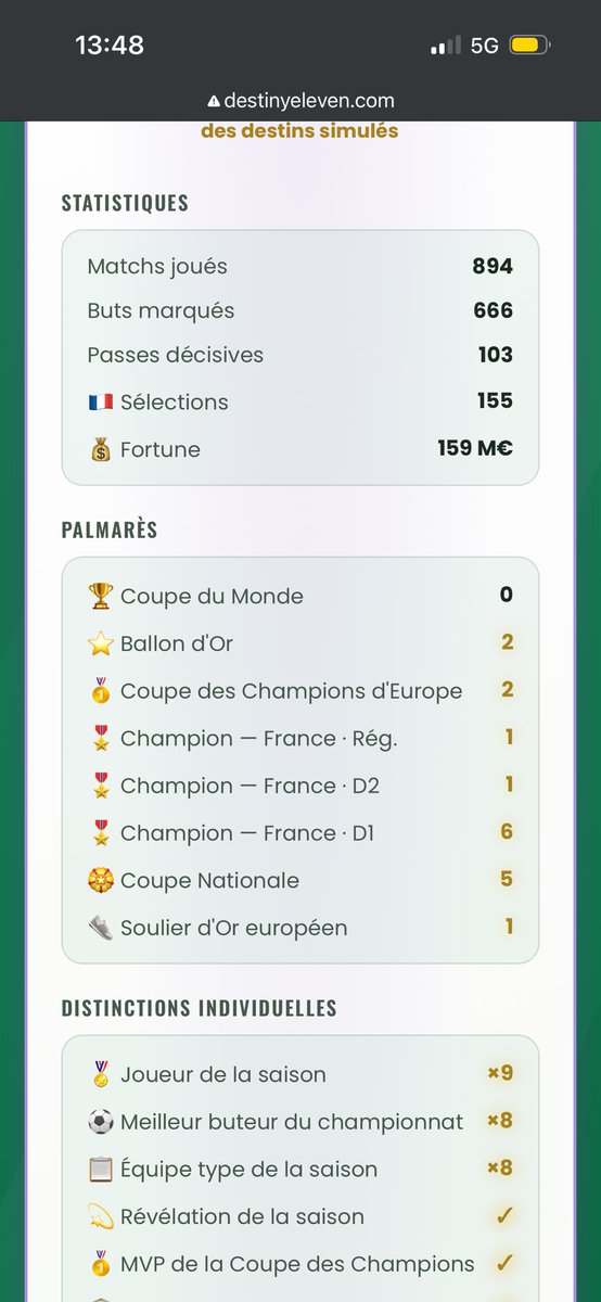 DeklorNkm's tweet photo. @DestinyElevenn J’ai enfin eu 2 ballon d’or aujourd’hui https://t.co/N2HAStyxh5