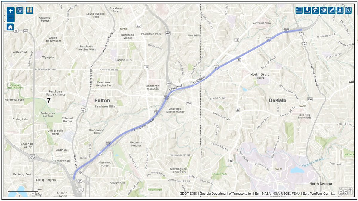 Georgia DOT ATL tweet media