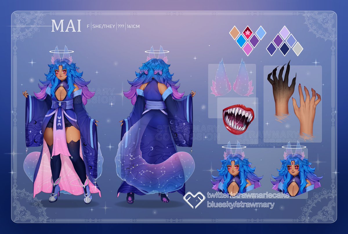 strawmariecake's tweet photo. Some ref-sheets I've done ! ✨ https://t.co/2E6MPgTWPR