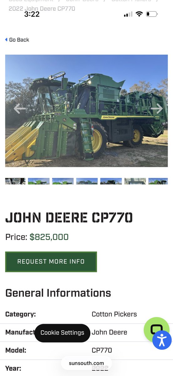 YieldLeader's tweet photo. Dear cotton farmers:  #respect.  I did not expect that price tag. https://t.co/eJrDWsNbC4