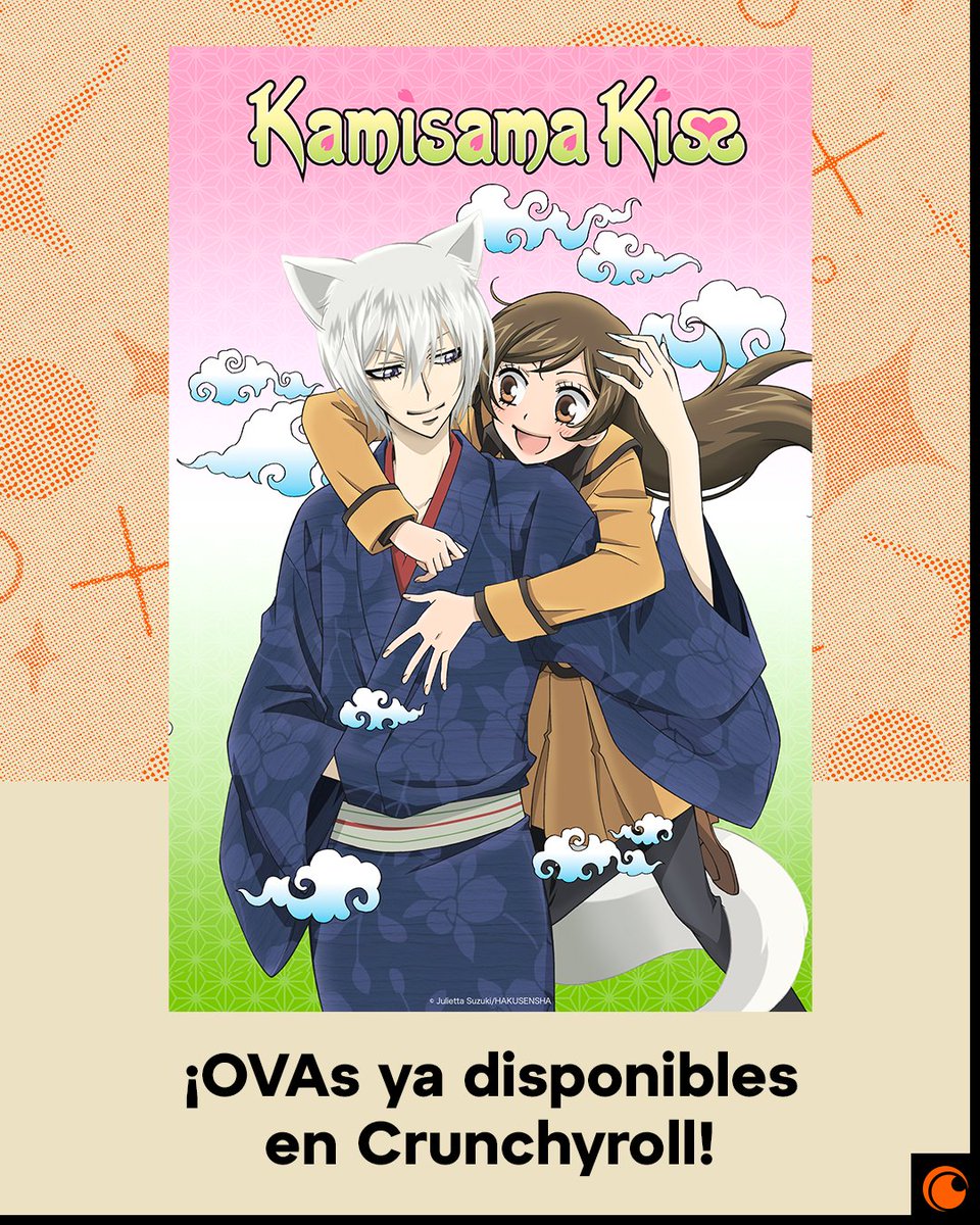 crunchyroll_la's tweet photo. ¿Extrañas a Nanami y a Tomoe? Te tenemos una sorpresa… 🦊💕
¡Los OVAs de Kamisama Kiss ya están disponibles en Crunchyroll! https://t.co/V1a3HhWhwW https://t.co/iLnrQEsGea