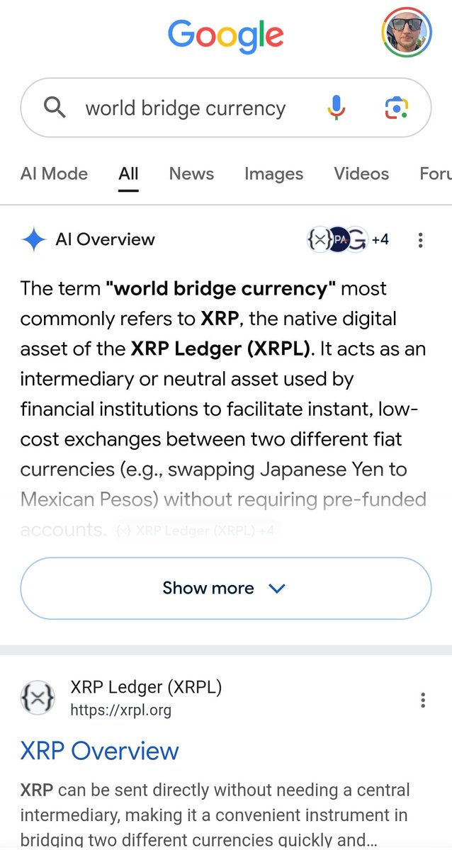 dsweigart717's tweet photo. Go to Google now and search up world bridge currency!! We are at a pivotal moment in history, May all the best return!! #crypto #XRPLedger #xrpripple #Xrpamy #xrp https://t.co/QEwCrTbHMY