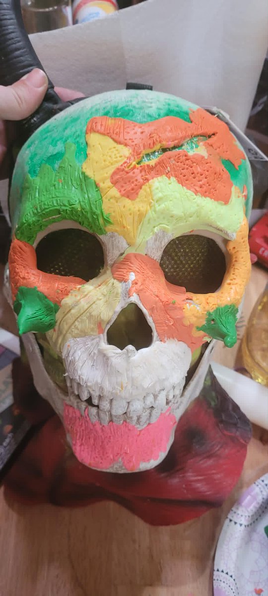 MemoirsMonster's tweet photo. The Making of Mr. Graves β Part 3 π
I didn't want Mr. Graves to look like just another Halloween decoration. I wanted a horror host with his own identity. So I grabbed a cheap skull, some foam clay, and started sculpting the characte
#MrGravesCreation #MemoirsOfAMonster https://t.co/HWe4sjasqO