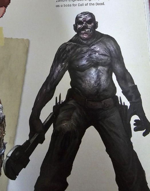 MargwaNetwork's tweet photo. EXCLUSIVE: HD look at the Zombie Engineer, which was originally conceptualized as a COTD boss (presumably replaced by george romero) https://t.co/hEAJczLKGA