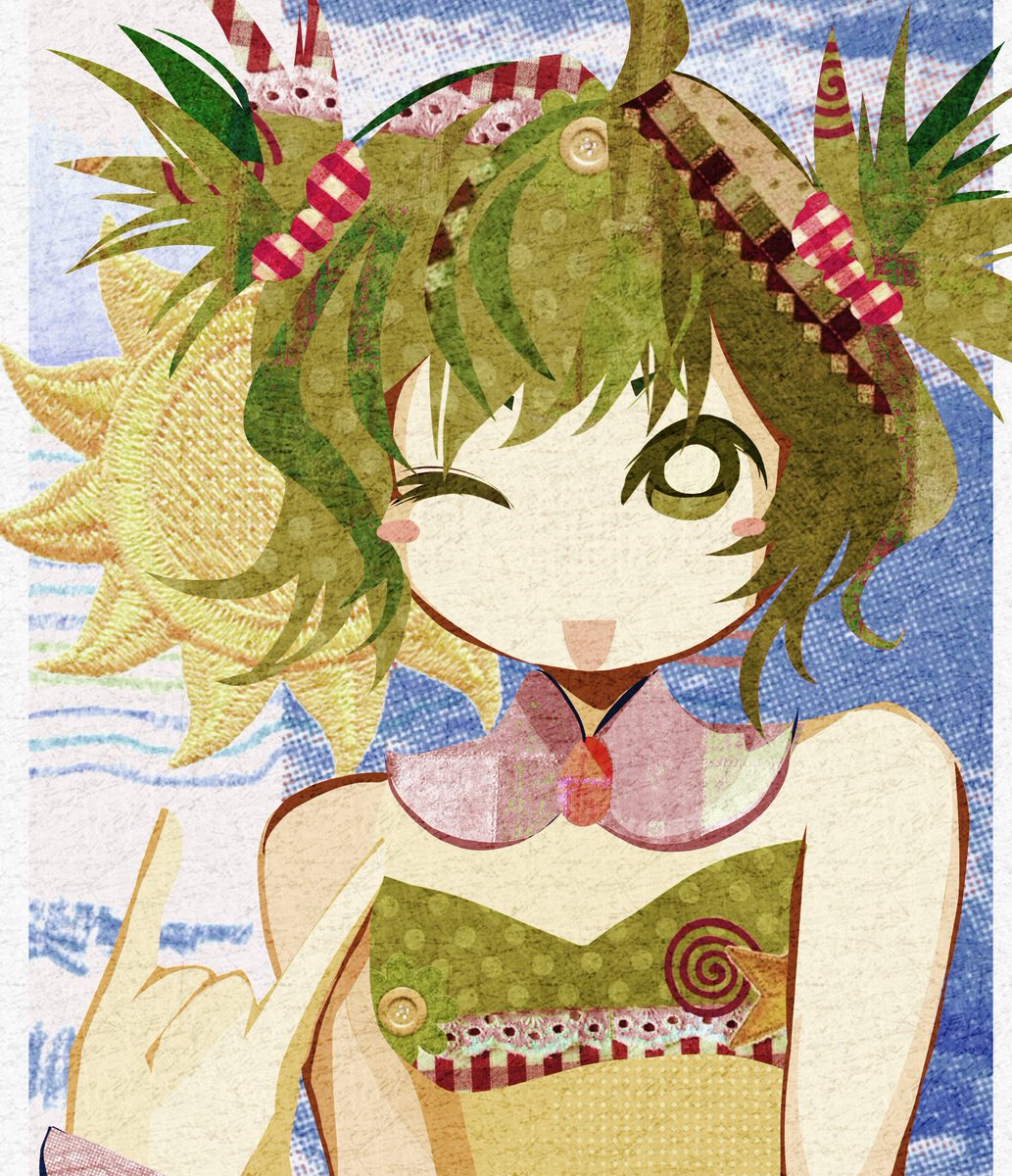 yrtmoth's tweet photo. pigtails gum #gumi #vocaloid https://t.co/CPokQdb9L4