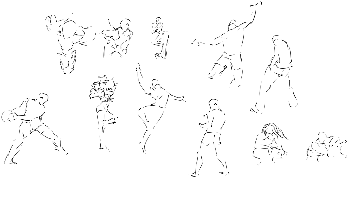 Imaginer_in_'s tweet photo. #art #lifedrawings #artmootsㅤㅤㅤㅤ #gesture #poses #dynamicpose https://t.co/iHkycd6NGB