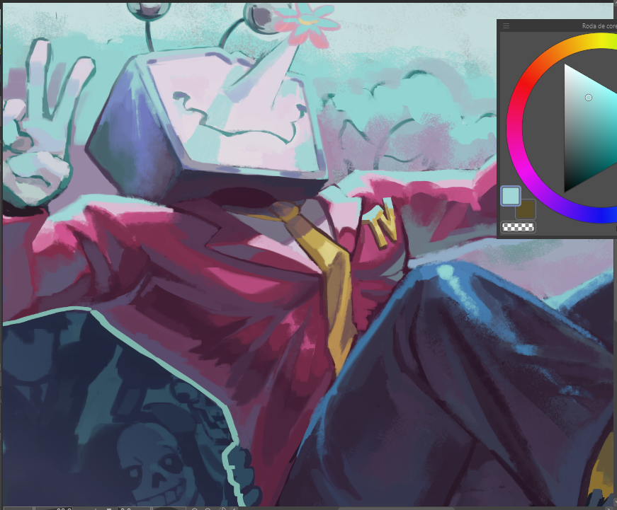 paisearts's tweet photo. wip of #tenna https://t.co/wPKZCY9tZD