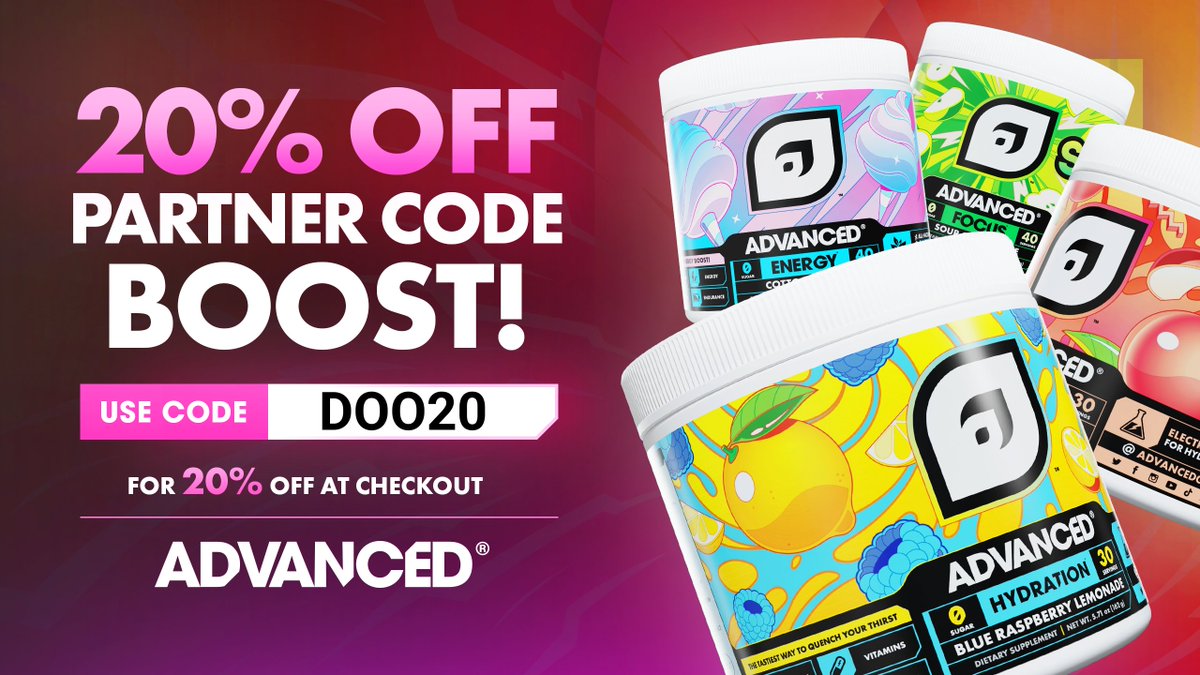 honeydooVT's tweet photo. From now until the end of Sunday, get 20% off your ADVANCED order with my code!

Great summer flavors to try:
🍨 Dippin' Dots Rainbow Ice keeps you cool and energized
🍸 Margarita Lime is a refreshing way to stay hydrated

Get 20% off with code: DOO20
🥤 https://t.co/9TTl6j4dqO https://t.co/Lr7LifAcM0