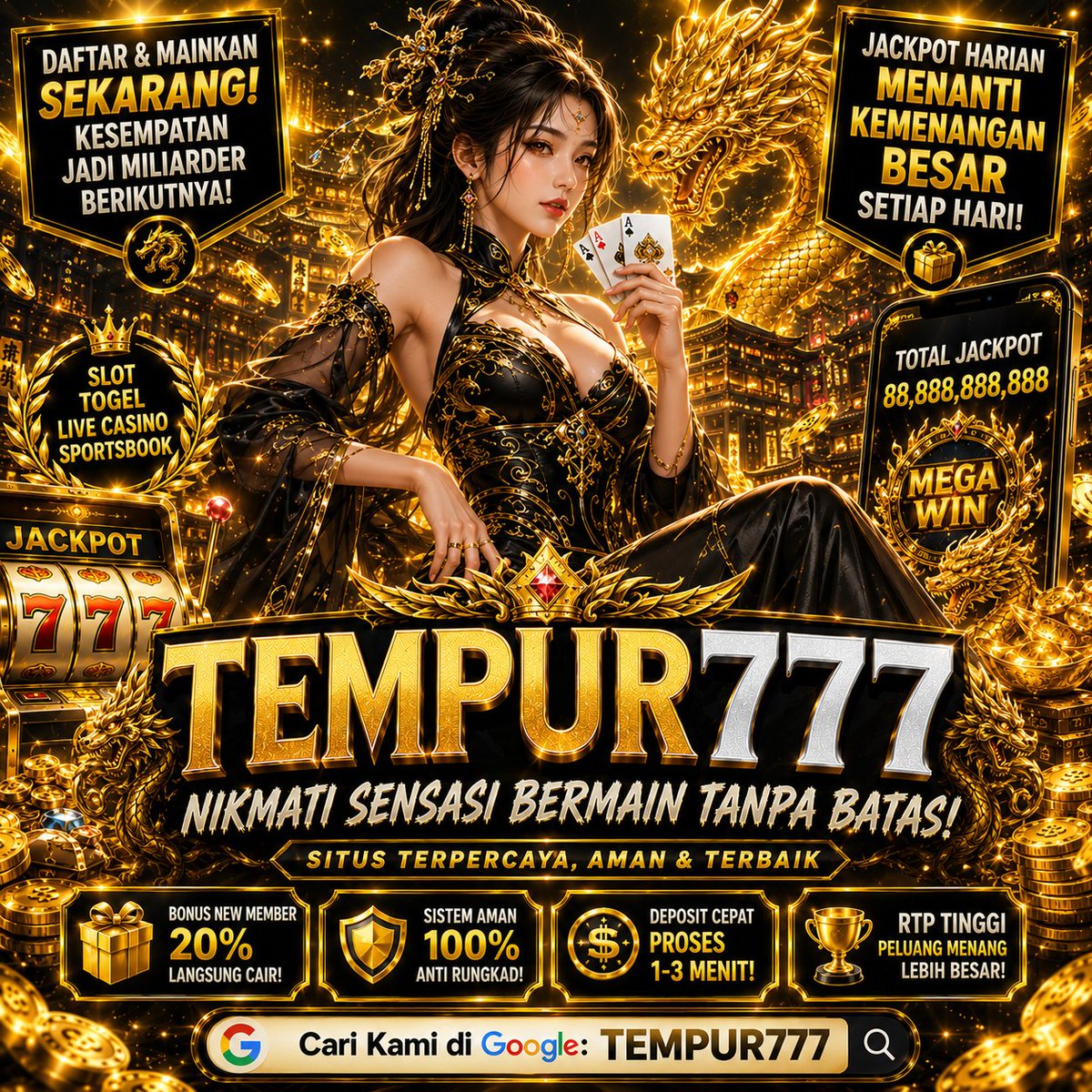 xuvisaul's tweet photo. 😎 Bosan game biasa-biasa saja? 

Coba TEMPUR777! Game online dengan fitur keren, event menarik tiap hari, dan komunitas pemain yang ramah.

Mainnya gampang, tapi serunya nggak ada habisnya!

LINK : https://t.co/BfzHYuxSqI

#TEMPUR777 #GameOnline #HiburanSeru https://t.co/G8qtOkdjUg