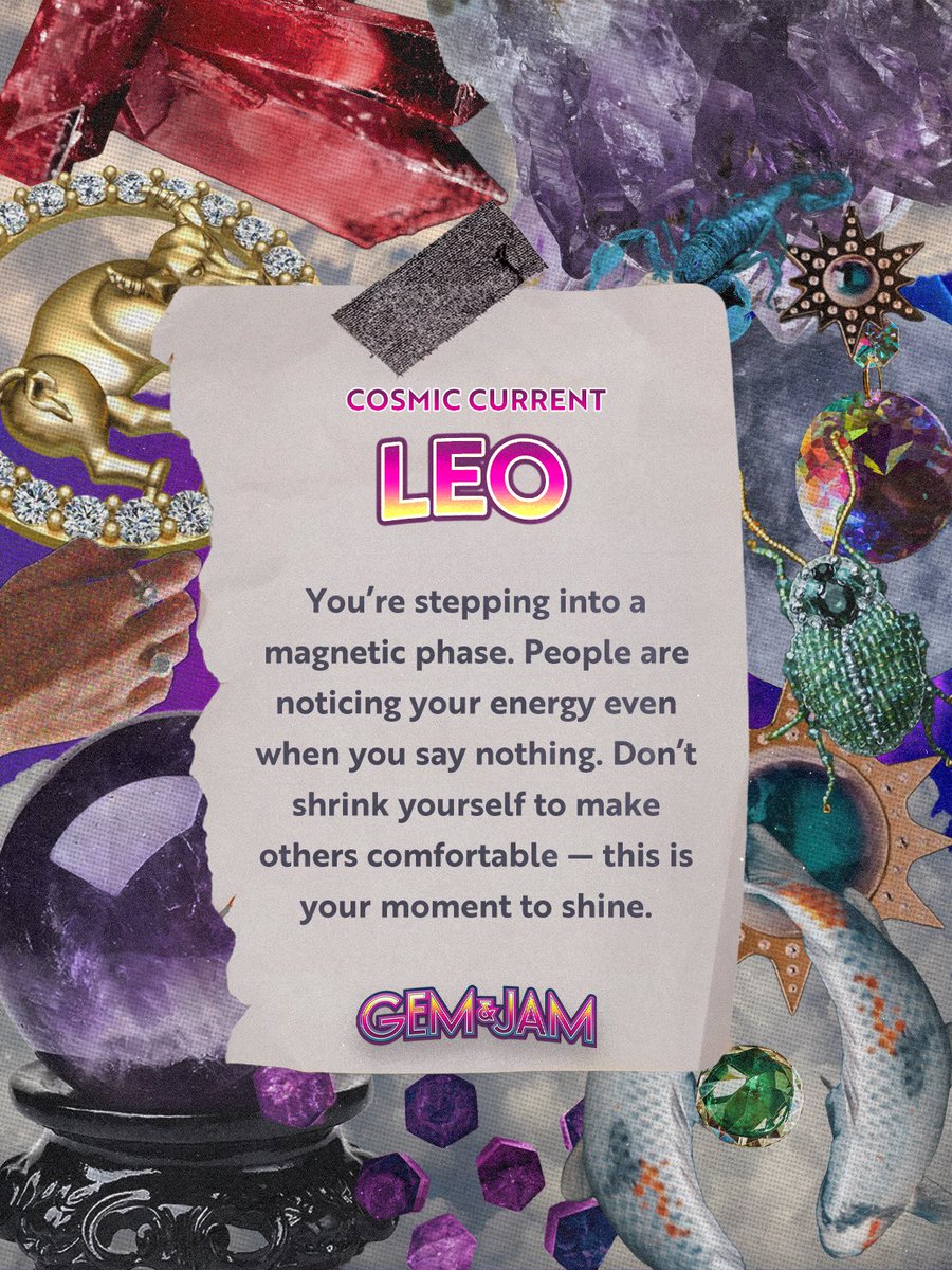 GemandJamFest's tweet photo. A cosmic reminder for every Leo out there 🦁 https://t.co/CF8tgPG9e4
