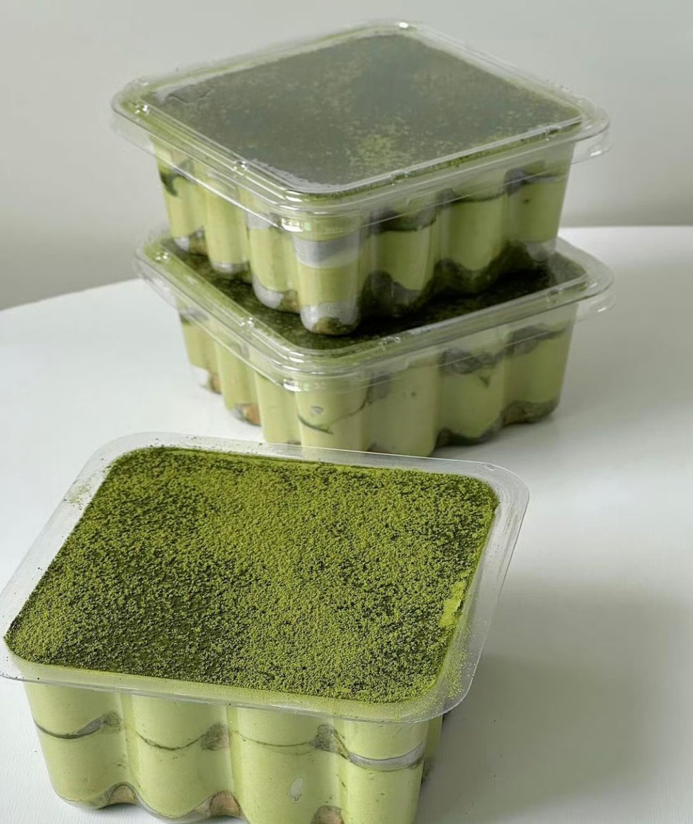 BieberGaming2's tweet photo. Craving something beyond your usual Dive into our melt-in-mouth Japanese matcha tiramisu—rich, creamy, with that signature earthy matcha kick! https://t.co/mSNJcpggjn