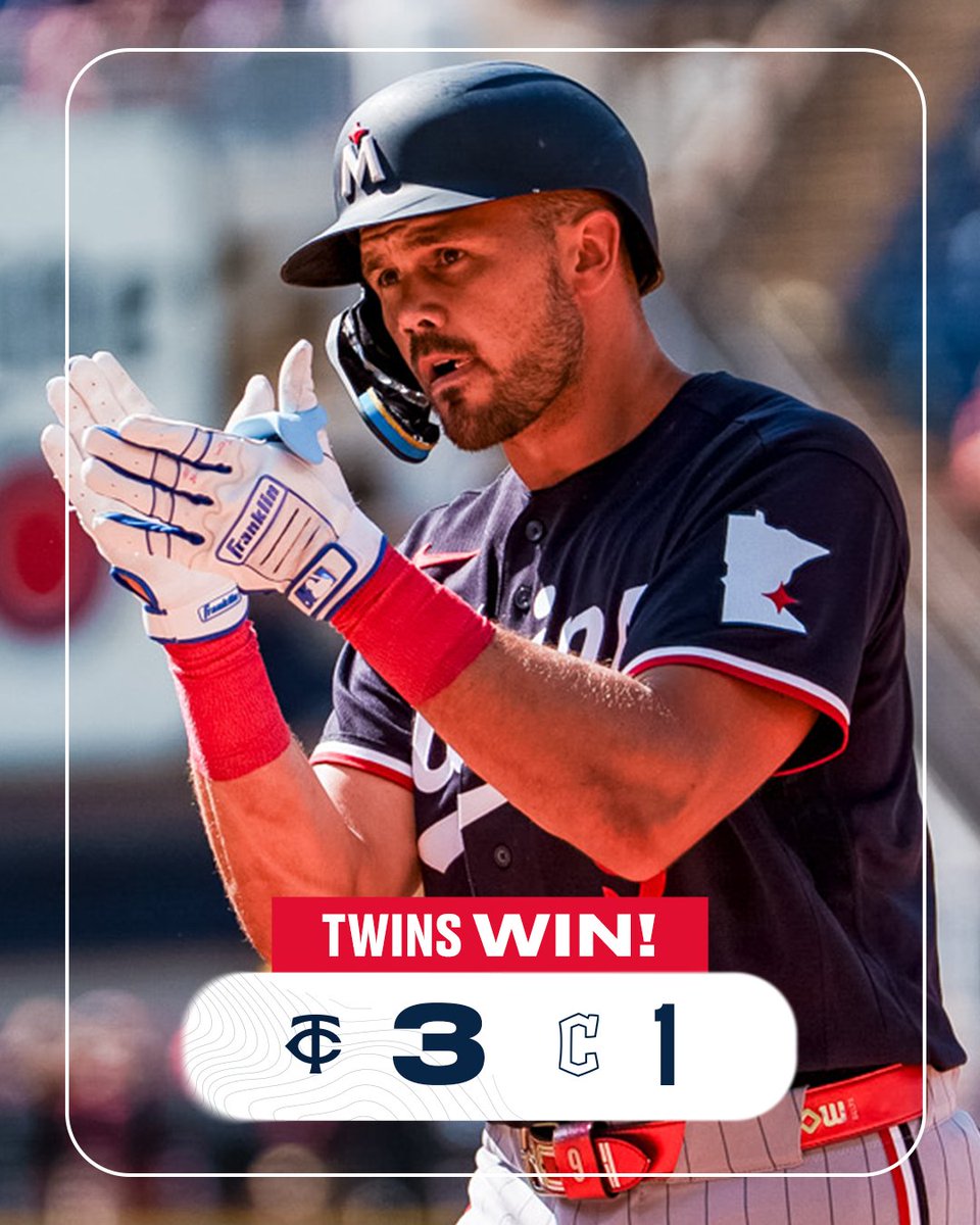 Twins's tweet photo. Coming home with a win‼️ https://t.co/MDjmO2ipUz