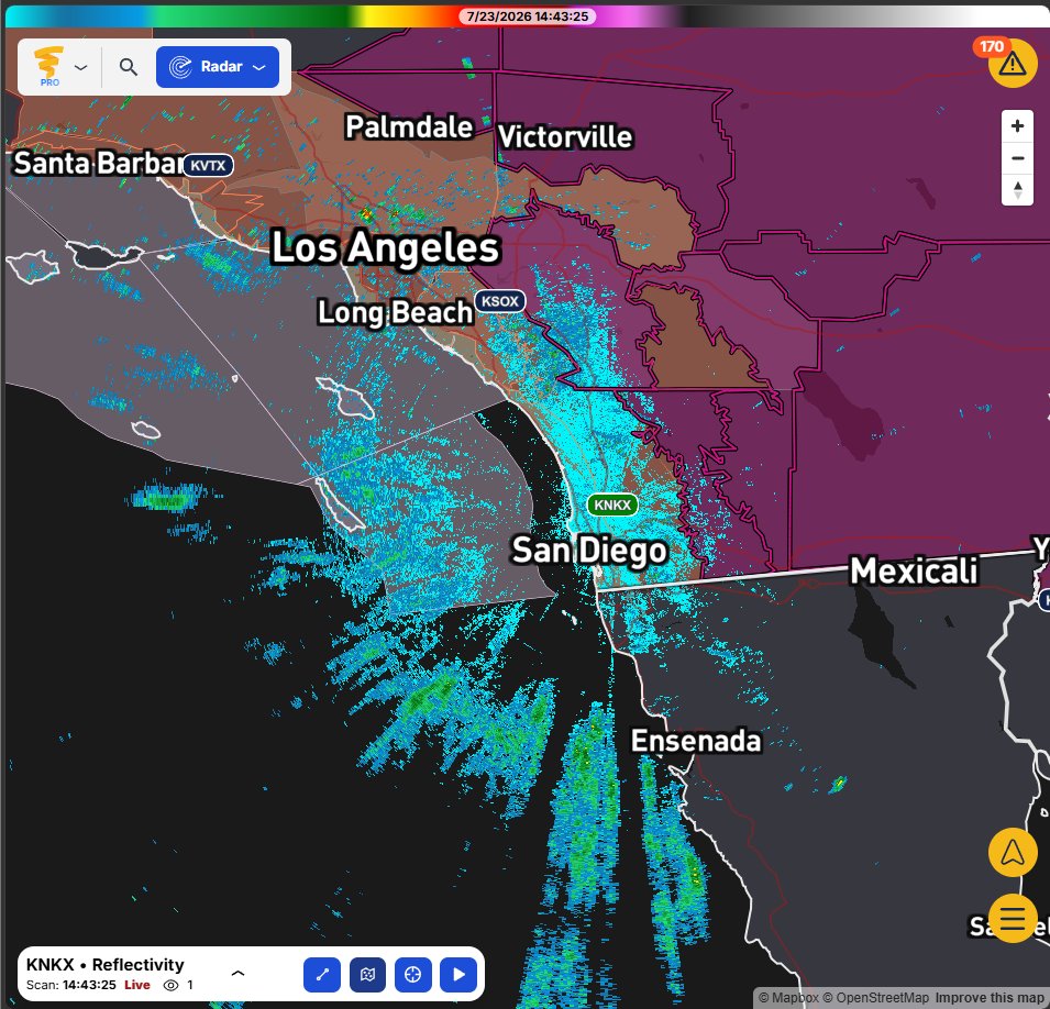 eYuM_Not_MuYe's tweet photo. @NWSSanDiego @WxWiseApp You guys too? Seriously, stop marking your radars as inoperable when they are operable. https://t.co/myOAQAoYff