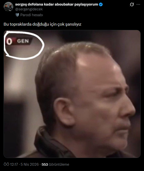 her gün aboubakar paylaşıyorum (molada) tweet media