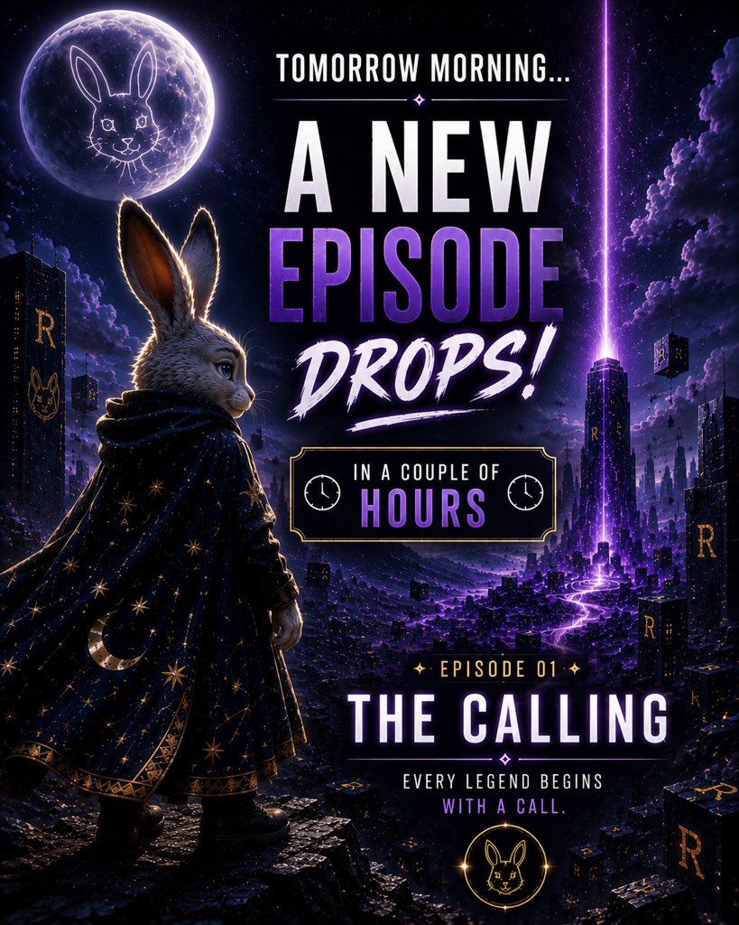 MoonlitRuna's tweet photo. Tomorrow morning...

A new chapter begins.

Long before Moonlit... 
Before the Relics. Before the Guardians.

There was only one thing.

A quiet calling.

"The Calling" drops in a couple of hours.

This is where the story truly begins. 🌙

#Moonlit #RUNA #StoryMode #Web3 #Solana
