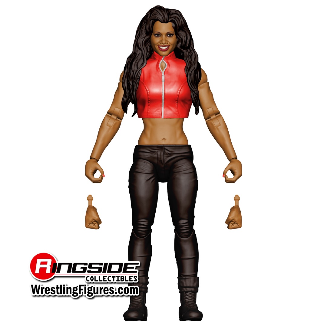 RingsideC's tweet photo. A true trailblazer in professional wrestling history! Jacqueline’s legacy is now immortalized with her Monday Night War Elite BAF figure. shown at the #SDCC2026 Mattel WWE Elite Squad Panel 

Follow us for all your @Mattel @WWE #SDCC Coverage

#RingsideCollectibles #WrestlingFigures #ComicCon